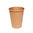 Paper Cup 100% Kraft (12Oz) 360ml w/ White Lid “To Go” - Box 1000 units