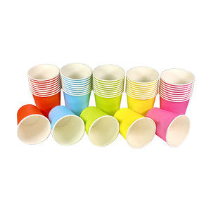 Cardboard Cups 7Oz 210ml Colors Assorted