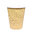 Gobelet en Carton 240ml (8Oz) Kraft avec Couvercle Blanc “To Go” – Boîte Complète 1000 unités