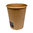 Cardboard Cup 192ml (6/7Oz) 100% Kraft w/Lid w/Hole "To Go" Black - Box 1000 Units