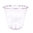 Gobelet Plastique RPET 280ml Avec Couvercle Dôme Ferrmé + Cloison - Paquet de 50 Unités