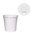 Gobelet en Carton Café Vending 110ml (4Oz) Blanc avec Couvercle Blanc “To Go” - Paquet 50 unités