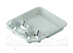 Card holder for two cups w/ board - pack 100 units