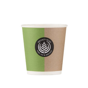 "Specialty ToGo" Paper Cup 126ml (4Oz) - Pack 80 units