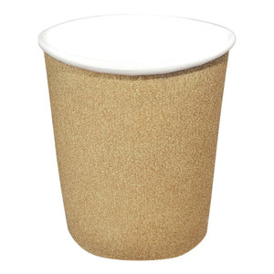 Paper Cup Kraft / Natural 126ml (4Oz) - Pack of 80 units