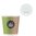 "Specialty ToGo" Paper Cup 126ml (4Oz) w/ White Lid ToGo - Box of 2000 units