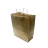 Kraft paper bag with twisted handle 27x32+13cm Kraft paper bag with twisted handle 27x32+13cm