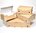 Medium Kraft Fritter Box - Pack 25 units