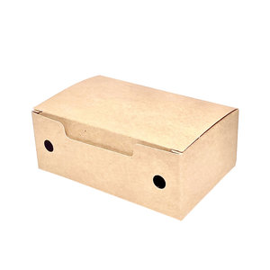 Small Kraft Fritter Box - Box. 750 units
