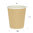 Corrugated Card Cup Kraft 360ml (12Oz) w/ White Lid “To Go” – Box of 500 units
