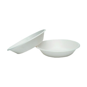 BIO White Sugar cane Soup Dish 19cm BIO White Sugar cane Soup Dish 19cm