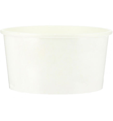 Gobelet Carton Blanc pour la crème glacée 80ml - boîte pleìne 2250 unités sans couvercle