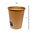 Paper Cups 240ml (8Oz) 100% Kraft w/ Black “To Go” Lid – Sleeve 50 units